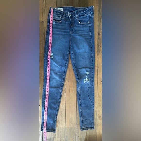 GAP Denim Universal Stretchy Comfortable Jegging Midrise Women's Blue Jeans 29 - Picture 7 of 9